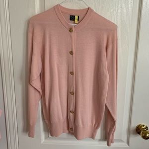 Vintage Wool Burberry Cardigan - Dry Cleaned